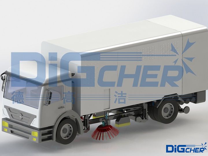 TXVLOG糖心短视频网站潔(jié)公(gōng)鐵兩用(yòng)軌道清洗車模型