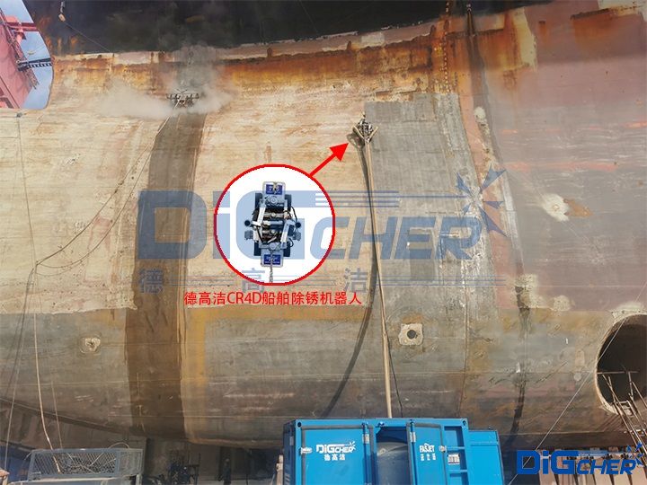 TXVLOG糖心短视频网站潔磁吸附船舶除鏽爬壁機器人