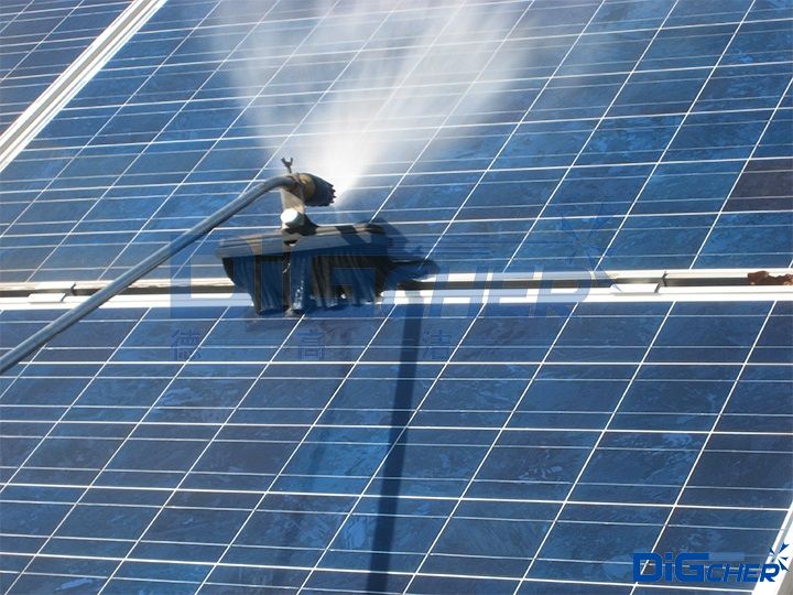 光伏發電站高壓水射流清洗工(gōng)藝