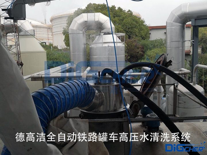 TXVLOG糖心短视频网站潔全自動鐵路槽罐車高壓水清洗係統