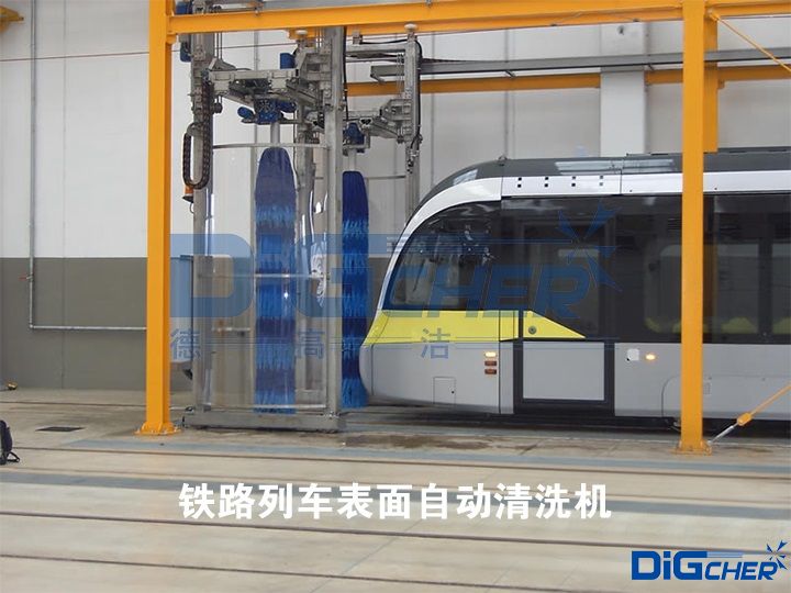 鐵路列車表(biǎo)麵自動清(qīng)洗機(jī)