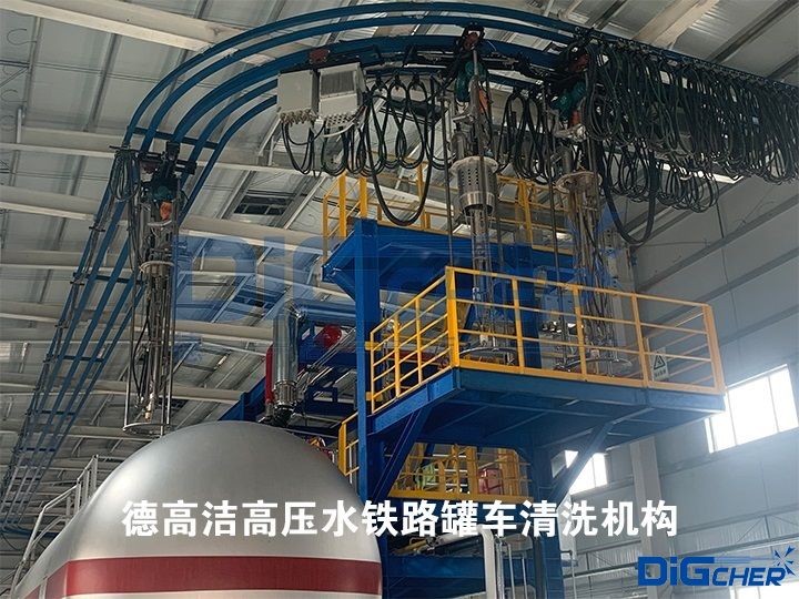 TXVLOG糖心短视频网站潔(jié)高壓水鐵路罐車清(qīng)洗機構