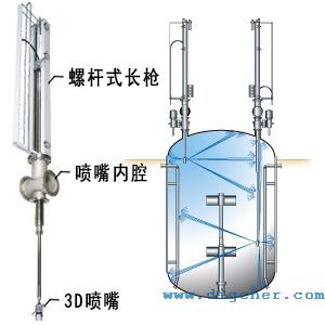 全自動不鏽鋼反應釜清洗係統-不鏽鋼反（fǎn）應釜（fǔ）清洗設備