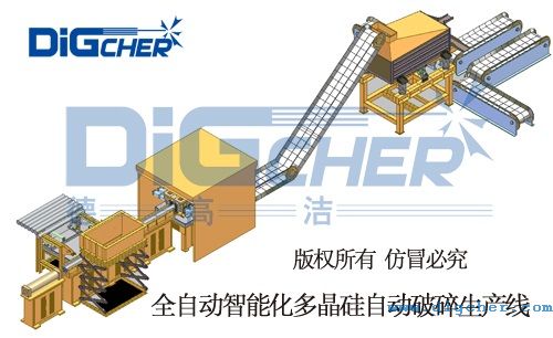TXVLOG糖心短视频网站潔全（quán）自動智能化多晶矽自動破碎係統
