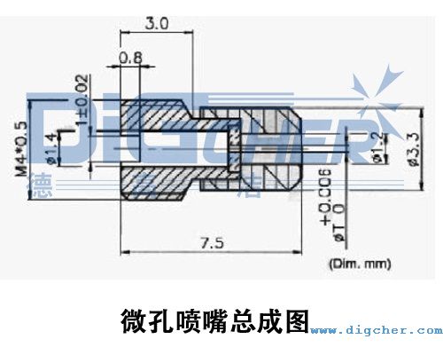 微孔噴嘴總成圖(tú)